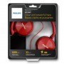 Auriculares Philips DJ  plegables SHL3060 rojos