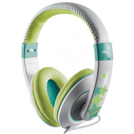 Auriculares Trust infantiles Sonin Kids grey 19558