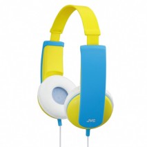 Auriculares infantiles JVC HA-KD5-Y con limitacion de volumen y pegatinas  de regalo para personaliz