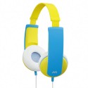 Auriculares infantiles JVC HA-KD5-Y con limitacion de volumen y pegatinas  de regalo para personaliz