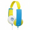 Auriculares infantiles JVC HA-KD5-Y con limitacion de volumen y pegatinas  de regalo para personaliz