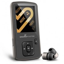 Reproductor Energy Sistem MP4 Slim 3  (8GB, auriculares intrauditivos, radio FM, microsd) dark iron