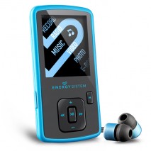 Reproductor Energy Sistem MP4 Slim 3 (8GB, auriculares intrauditivos, radio FM, microsd)  electric b