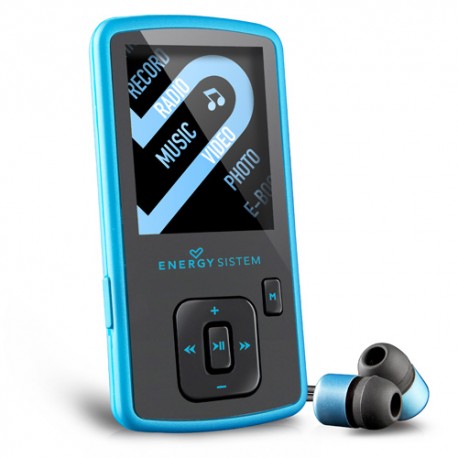 Reproductor Energy Sistem MP4 Slim 3 (8GB, auriculares intrauditivos, radio FM, microsd)  electric b