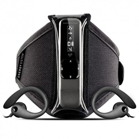 Reproductor  Energy Sistem MP3 active 2 dark iron (8GB, radio FM, auriculares deportivos, brazalete)