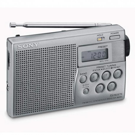 Radio digital FM AM Sony ICFM260