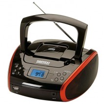 Radio CD USB Daewoo DBU-53 negro/naranja