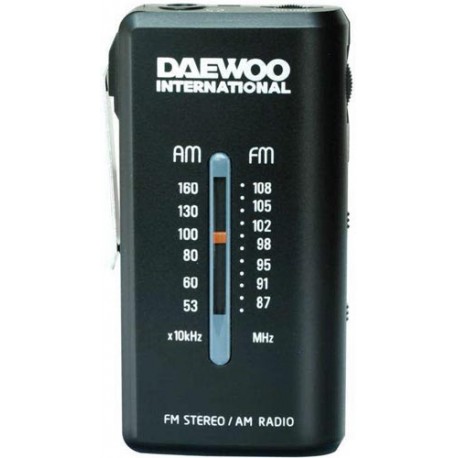 Radio portatil analogica DAEWOO drp-9 black