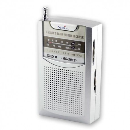 Radio Sami RS-2912 AM/FM c/ auriculares