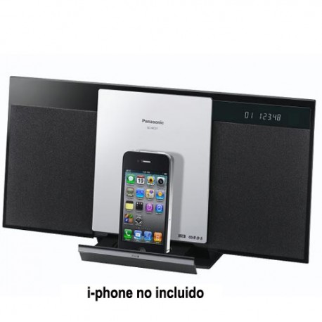 Micro Cadena Panasonic 10 w, USB IPOD Dock SCHC27ECS