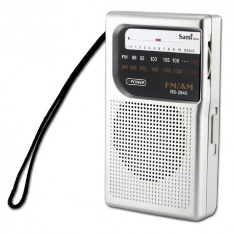 Radio portatil Sami RS-2940 2 bandas c/ auriculares