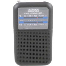 Radio portatil analogico con altavoz DAEWOO drp-8b black