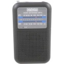 Radio portatil analogico con altavoz DAEWOO drp-8b black