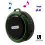 Altavoz Portatil Buetooth resistente al agua verde