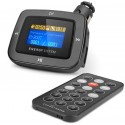 MP3 Energy Sistem car 1100 transmisor FM-T lector tarjetas SD USB host line-in dark iron