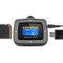 MP3 Energy Sistem car 1100 transmisor FM-T lector tarjetas SD USB host line-in dark iron