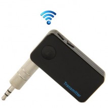 Transmisor Bluetooth compacto TX002 con salida de audio jack 3,5 mm,