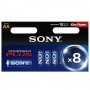 Blister ( 8 pilas ) Sony , AM3M8D,LR6 , AA , alcalinas ,