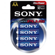 Blister ( 4 pilas ) Sony ,  AM3B4D, LR6 ,  AA ,  alcalinas ,