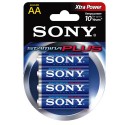 Blister ( 4 pilas ) Sony ,  AM3B4D, LR6 ,  AA ,  alcalinas ,