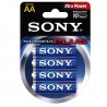 Blister ( 4 pilas ) Sony ,  AM3B4D, LR6 ,  AA ,  alcalinas ,