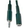 Cable prolongacion macho jack 3,5mm a hembra jack 3,5mm ( 3 m )