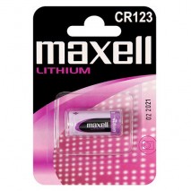 Pila Litio Maxell CR123 3V