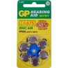 Blister 6 pilas audio GP  ZA675-B6  Zinc aire PR44 (11,6 d, x 5,40 alt,) 1,4  v,  1,4 mAh,