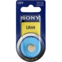 Blister 1 pila alcalina  Sony  LR44 (calculadoras, videojuegos, alarmas, etc,) a76 ag13