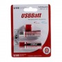 Pack 2 unidades pila AA recargable por USB roja
