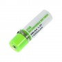Pack 2 unidades pila AA recargable por USB verde