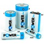 Blister 2 pilas alcalinas Powerplus SP8-1,5 v, D LR20
