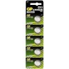 Blister 5 pilas (tipo boton) gp cr2025 , litio ,  (20,00mm d x 2,50 alt) 3v,  160mah