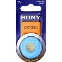 Blister 1 pila Sony CR1220 Litio (12,50 mm, d, x 2 alt,) 3 v,  38 mAh