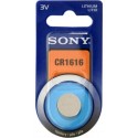 Blister 1 pila Sony  CR1616 Litio (16 mm, d x 1,60 alt,) 3 v,  42 mAh,