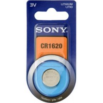 Blister 1 pila Sony  CR1620 Litio (16 mm, d, x 2 alt,) 3 v,  42 mAh,