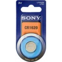 Blister 1 pila Sony  CR1620 Litio (16 mm, d, x 2 alt,) 3 v,  42 mAh,