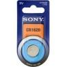 Blister 1 pila Sony  CR1620 Litio (16 mm, d, x 2 alt,) 3 v,  42 mAh,