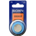 Blister 1 pila Sony  CR2032 Litio (20 d, x 3,20 alt,)  3 v,  220 mAh,
