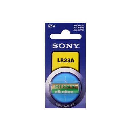 Blister 1 pila alcalina LR 23 LRV08 (10 d x 28 alt,) 12 v,