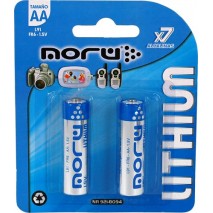 Blister 2 pilas Noru Litio LR6 AA