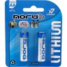 Blister 2 pilas Noru Litio LR6 AA