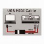 Cable MIDI PD330 USB para teclado Piano