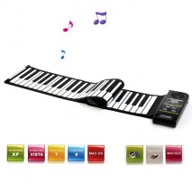 Piano electronico portatil enrollable 61 teclas