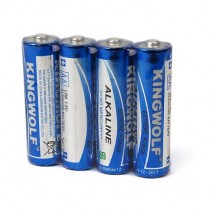 RETRACTIL de ( 4 pilas ) Kingwolf ,  LR6 ,  AA ,  alcalinas ,
