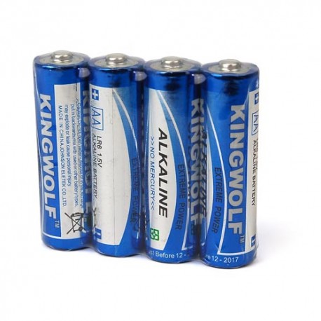 RETRACTIL de ( 4 pilas ) Kingwolf ,  LR6 ,  AA ,  alcalinas ,