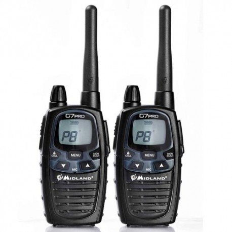 Pack 2 unidades  Walkie Talkies G7E Pro Midland PMR446