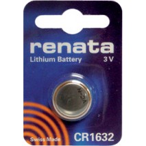 Pila alcalina Renata CR1632 3 v, 125 mAh,