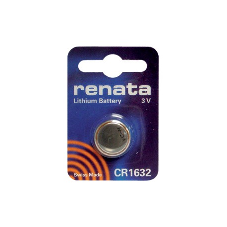 Pila alcalina Renata CR1632 3 v, 125 mAh,