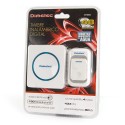 Timbre Dimelec 220 v + pulsador 12 V ( a 23 ) con 48  melodias ( 180 m )